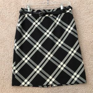 Talbots pencil skirt with belt